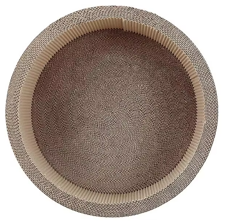Cat Scratching Mat Round With Cute Design - Cat Scratching Board For More Scratching Fun And Relaxation