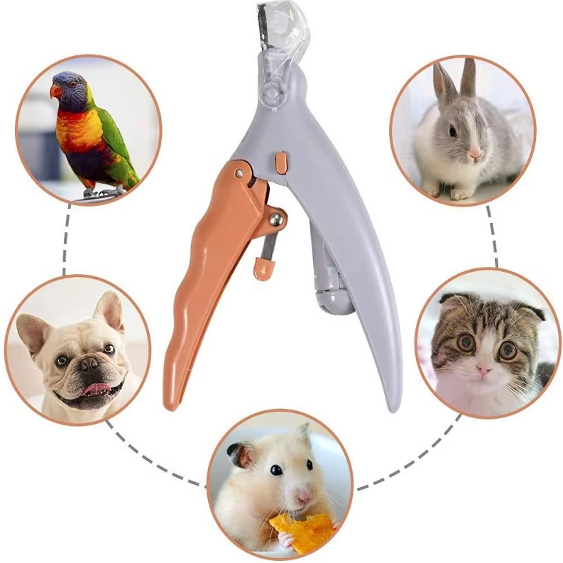 Claw Clippers For Pets - Precise Safe Claw Clippers With Led Light Magnifying Glass