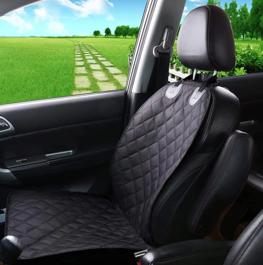 Waterproof Front Seat Protector For Dogs - Non - Slip Car Seat Cover With Scratch Protection