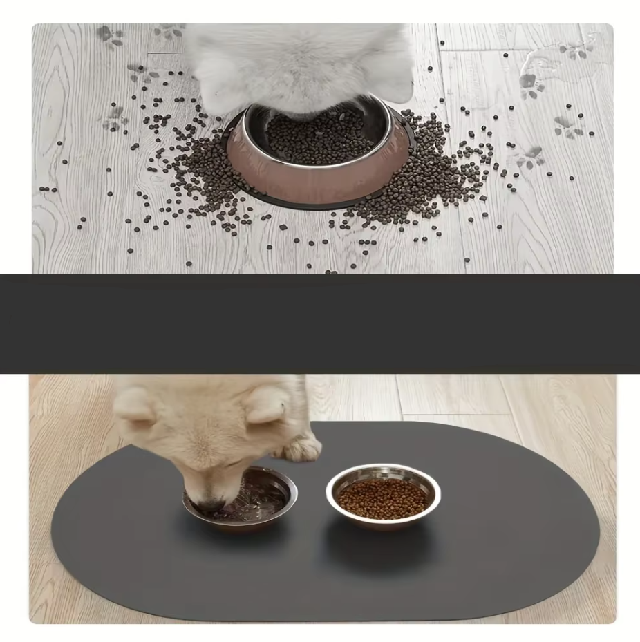 Silicone Feeding Mat For Pets - Waterproof Non - Slip Feeding Mat For Dogs & Cats
