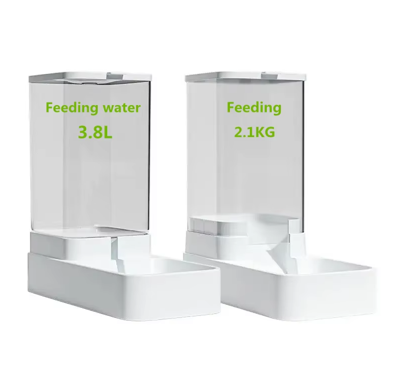 Automatic Pet Feeder And Water Dispenser Set