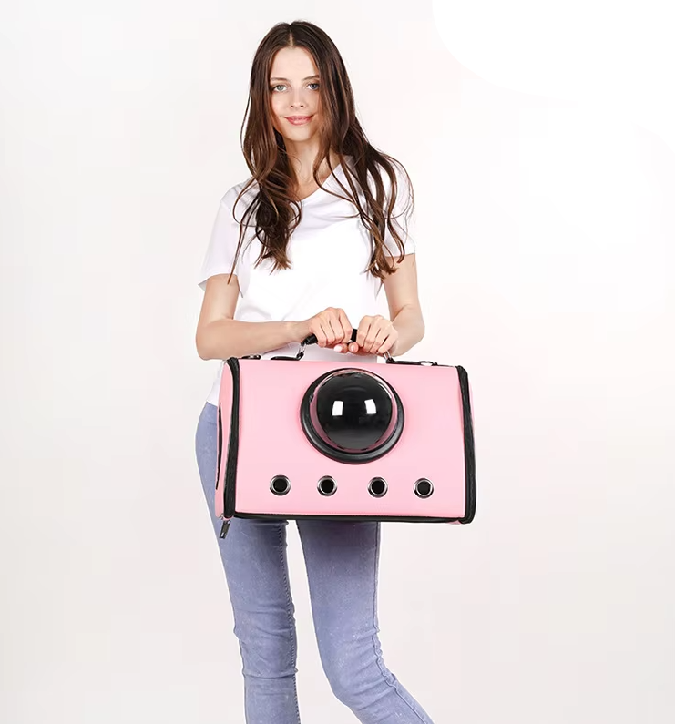 Carrying Bag For Cats And Small Dogs - With Viewing Window And Ventilation