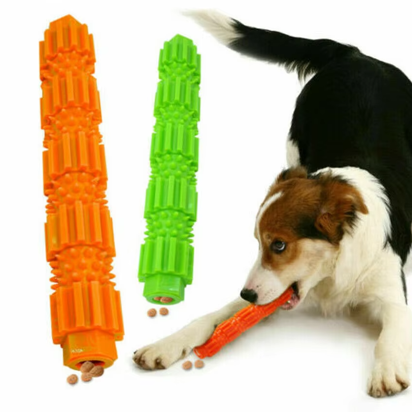 Dog Toy Chew Stick - Robust Bite Stick With Treat Function Dental Care Effect