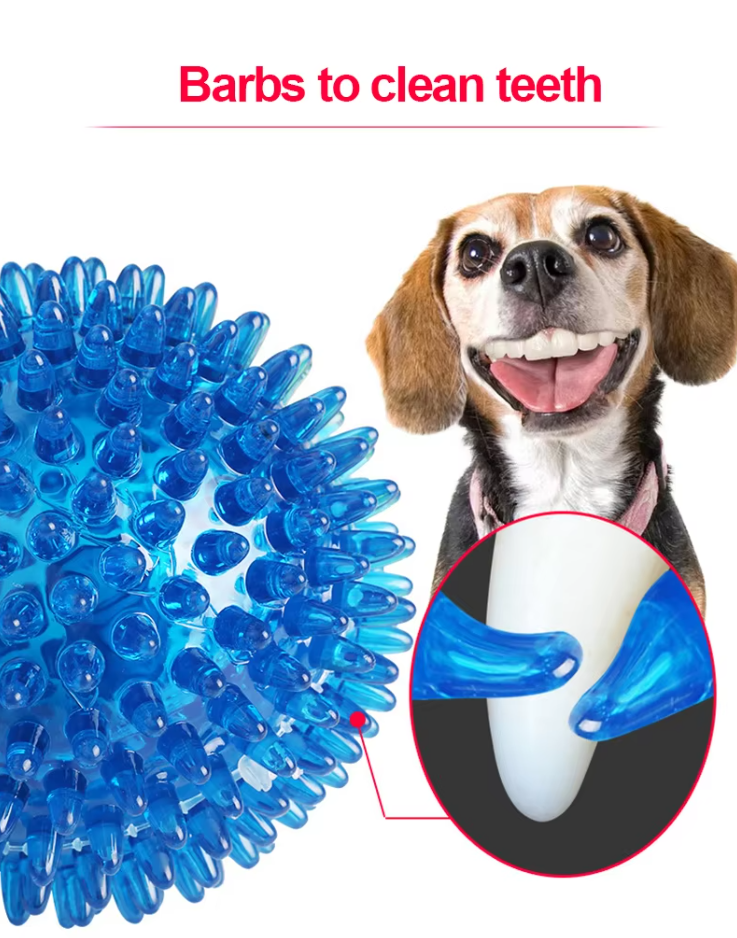 Nub Ball Dog Toy - Dental Care And Massage Ball For Playful Activity