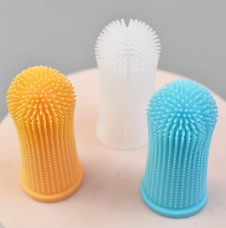 Finger Toothbrush For Pets - Gentle Reusable Dental Care