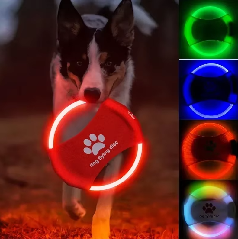 Led Dog Disc - Luminous Flying Disc For Dogs