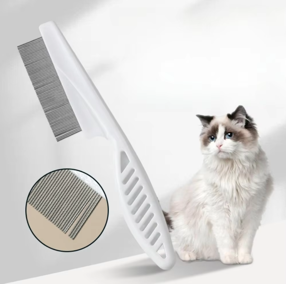 Flea Comb Set For Pets - Fine Tooth Comb For Cats Dogs