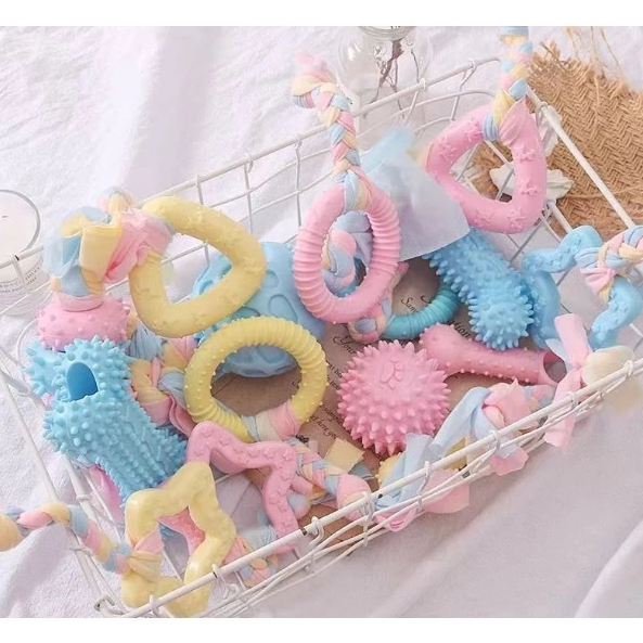 Puppy Toy Set - Bite - Resistant Plush Chew Toys For Dogs