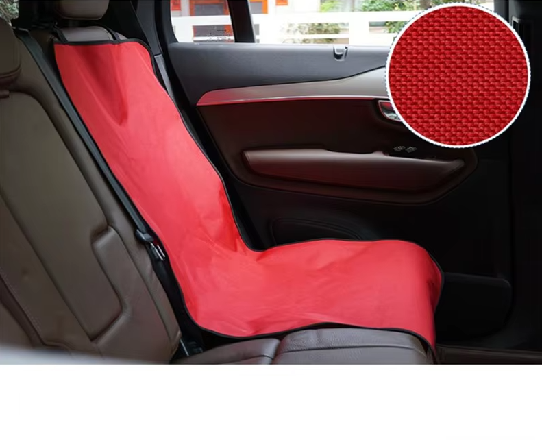Waterproof Car Seat Cover for Dogs - Non - Slip Protective Mat with Seat Belt Fastening