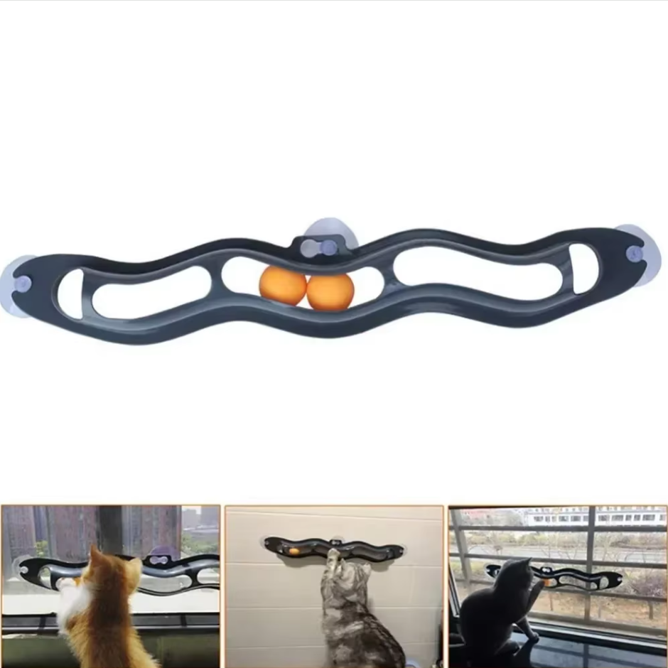 Window Ball Track - Exciting Cat Toy