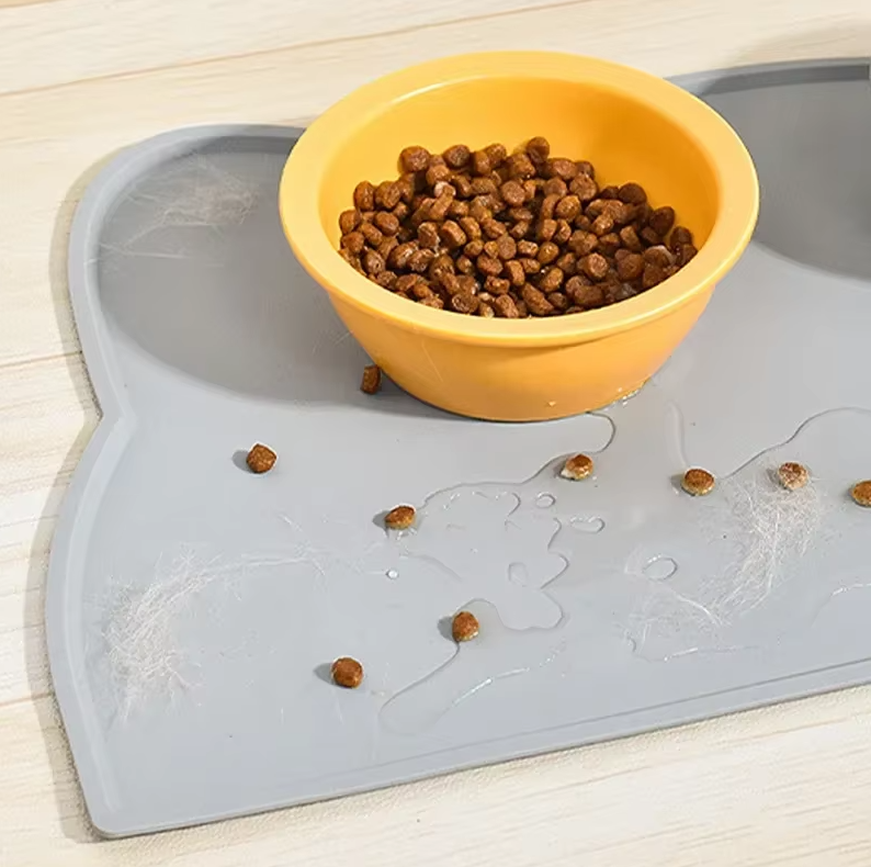 Cat Plate Mat With Non - Slip Underside