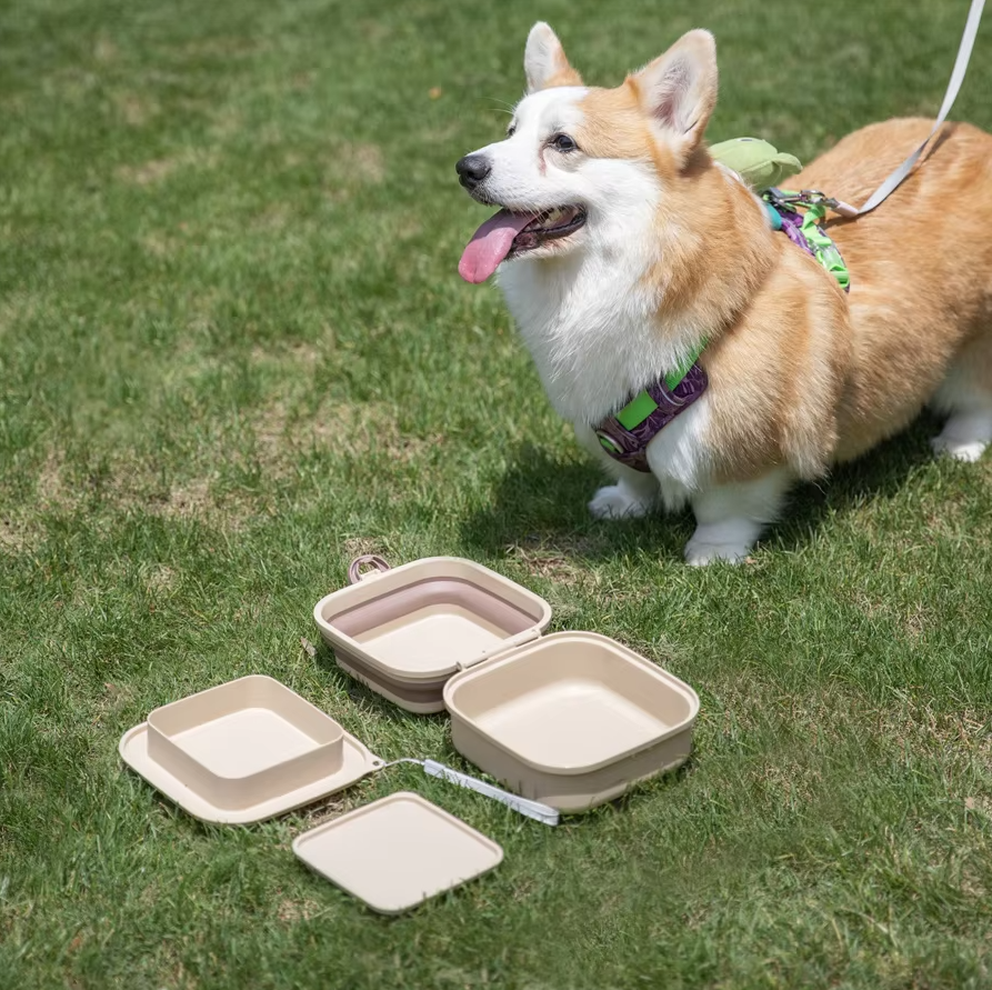 Silicone Pet Care Box - Practical Storage Case for Pet Supplies