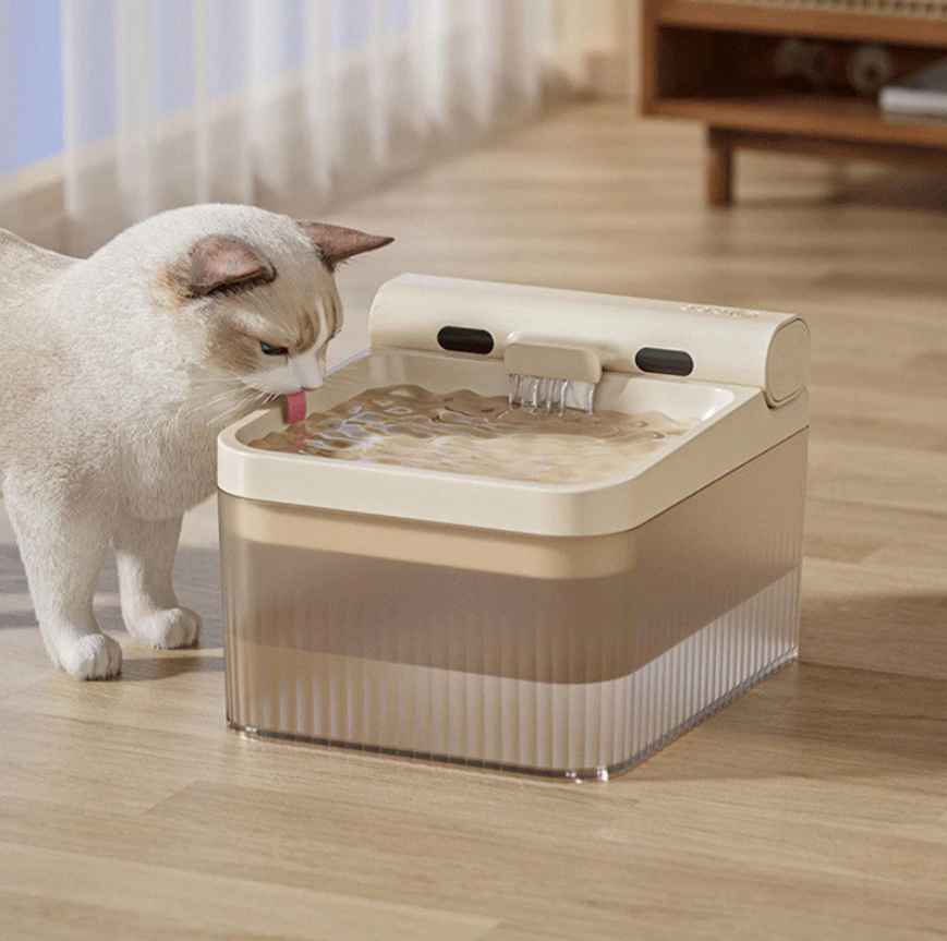 Elephant Water Dispenser For Pets - Simulates Running Water With Triple Filtration