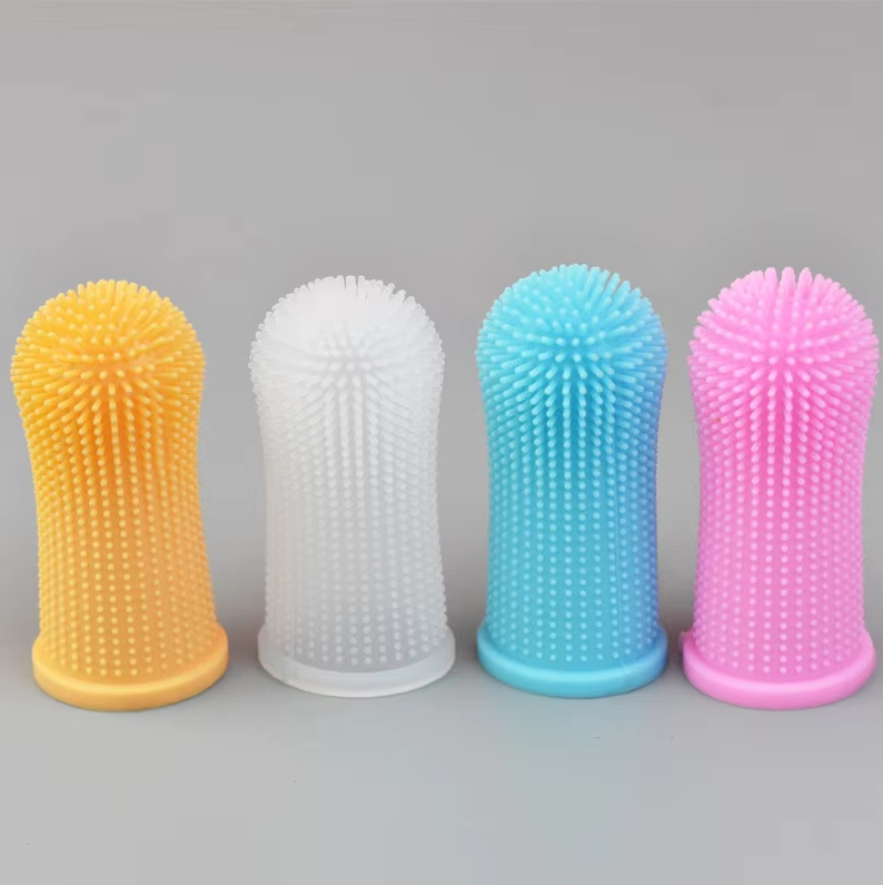 Finger Toothbrush For Pets - Gentle Reusable Dental Care