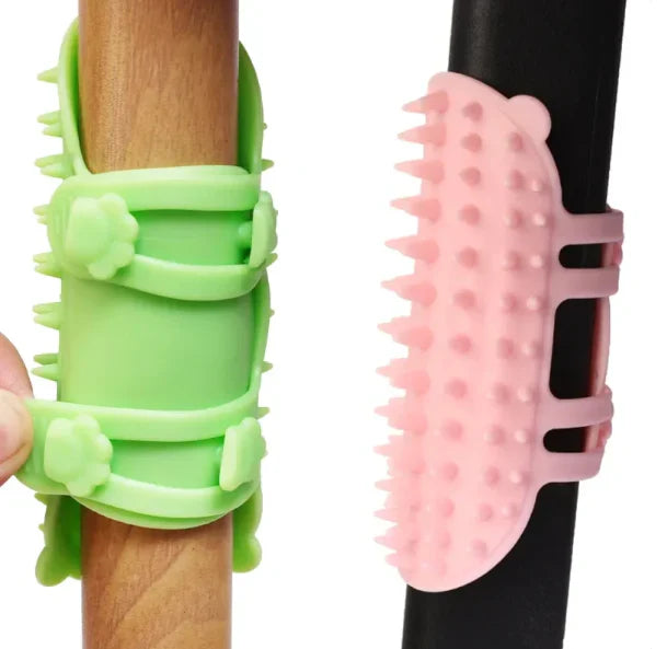 Cat Scratching Brush To Relieve Itching - Multi-colored Silicone Brush For Pets