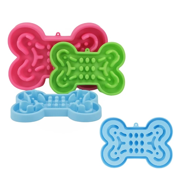 Slow Feed Bowl For Dogs - Anti-sling Bowl In Bone Design