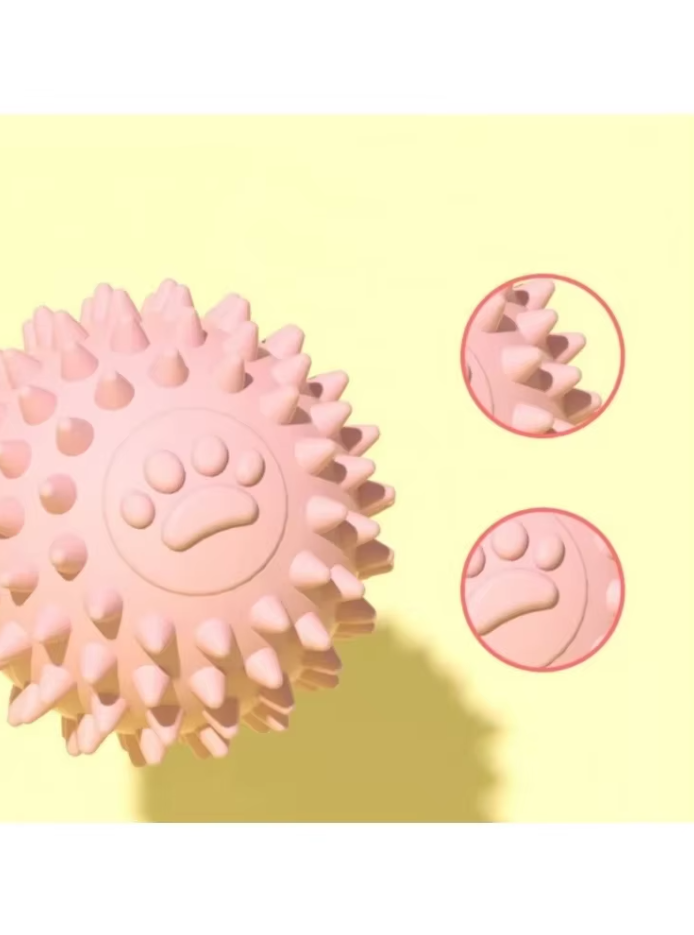 Nub Ball Dog Toy - Dental Care and Chew Ball Made of Soft Rubber