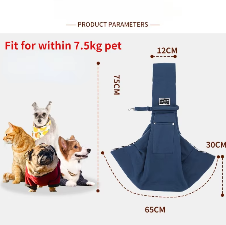 Dog Carrier Bag Shoulder Bag - Comfortable Stylish Pet Carrier Bag For Small Dogs & Cats