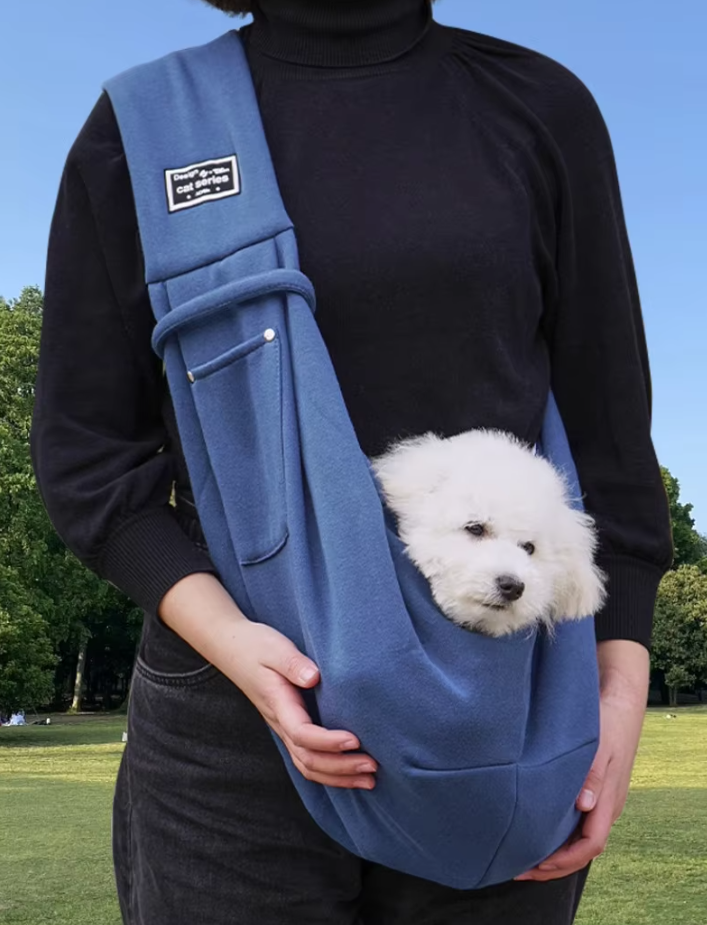 Dog Carrier Bag Shoulder Bag - Comfortable Stylish Pet Carrier Bag For Small Dogs & Cats
