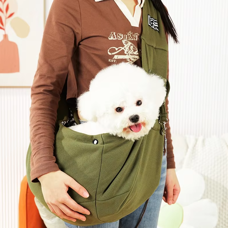 Dog Carrier Bag Shoulder Bag - Comfortable Stylish Pet Carrier Bag For Small Dogs & Cats