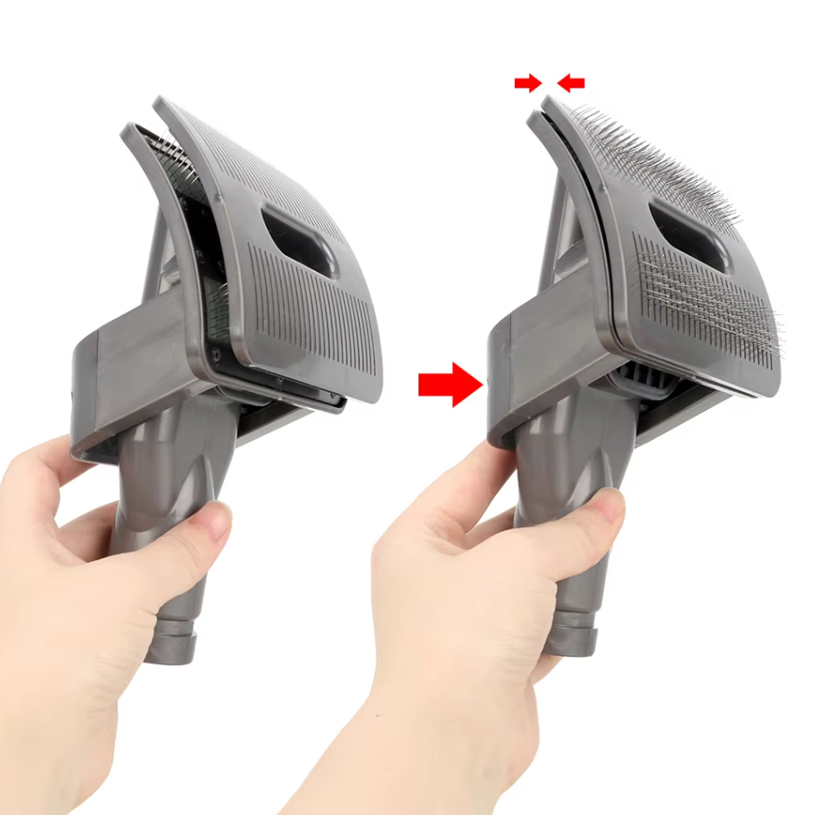 Pet Hair Brush Attachment - Vacuum Cleaner Attachment For Pet Care And Coat Cleaning