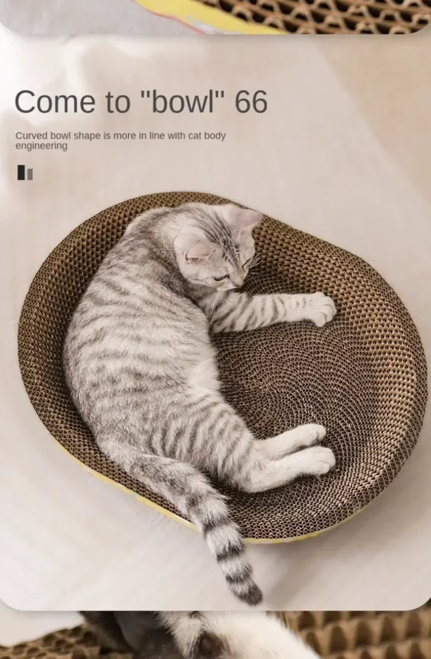Scratch - Resistant Cat Lying Tray - Robust Scratching Mat With Large Comfort Area