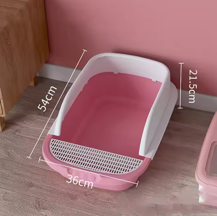 Cat Litter Tray With High Rim - Practical And Hygienic