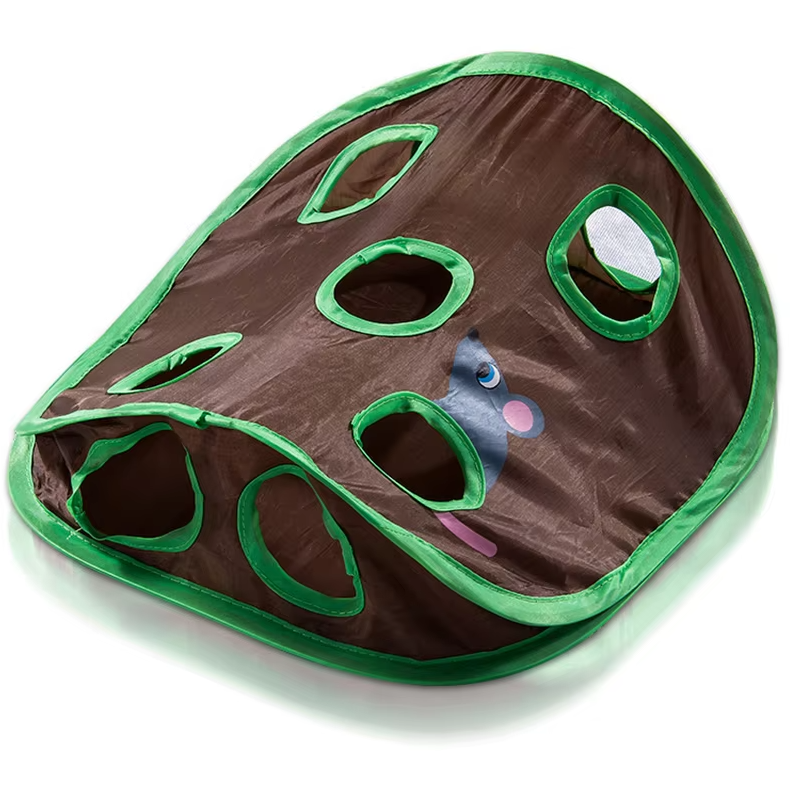 Cat Play Mat With Hide And Seek - Interactive Hunting Activity Mat