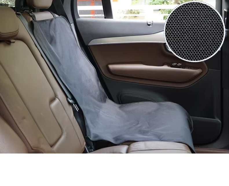 Waterproof Car Seat Cover for Dogs - Non - Slip Protective Mat with Seat Belt Fastening