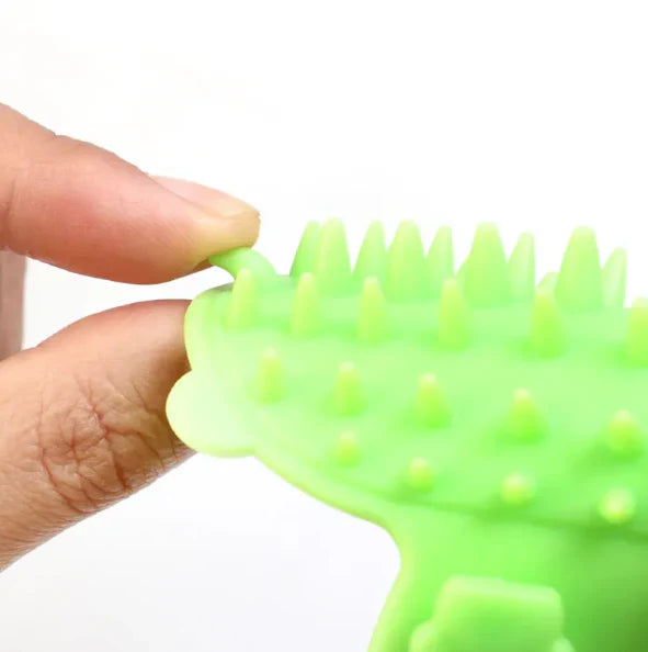 Cat Scratching Brush To Relieve Itching - Multi-colored Silicone Brush For Pets