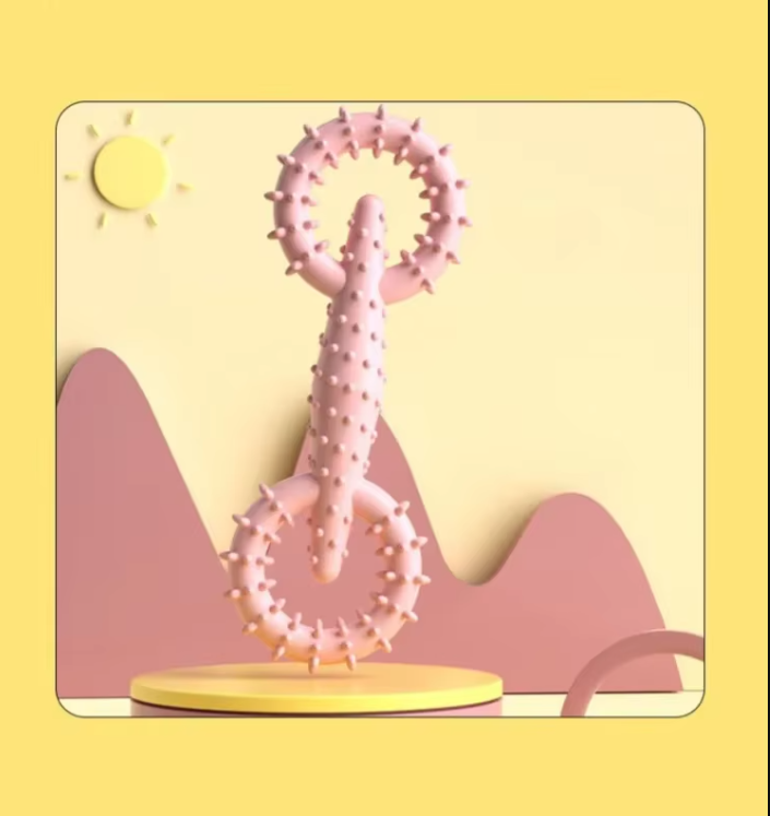 Bite Ring Dog Toy - Tooth Cleaning Chewing Pleasure