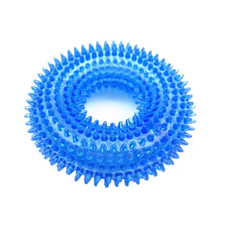 Dog Toy Chewing Ring - Robust Teething Toy For Dental Care Massage