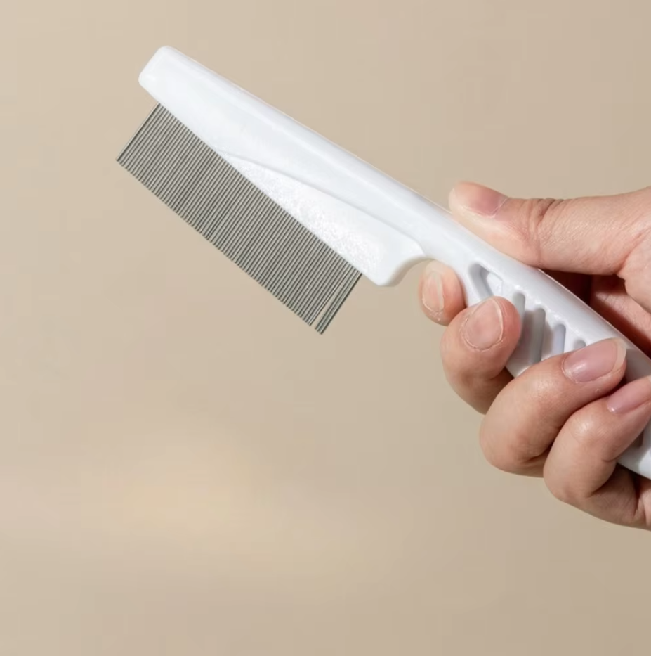 Flea Comb Set For Pets - Fine Tooth Comb For Cats Dogs