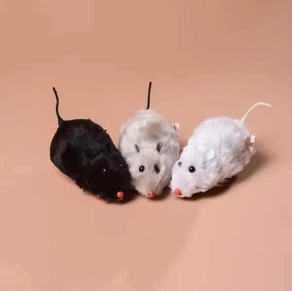 Electric Cat Play Mouse - Interactive Gerbil For Hunting Fun
