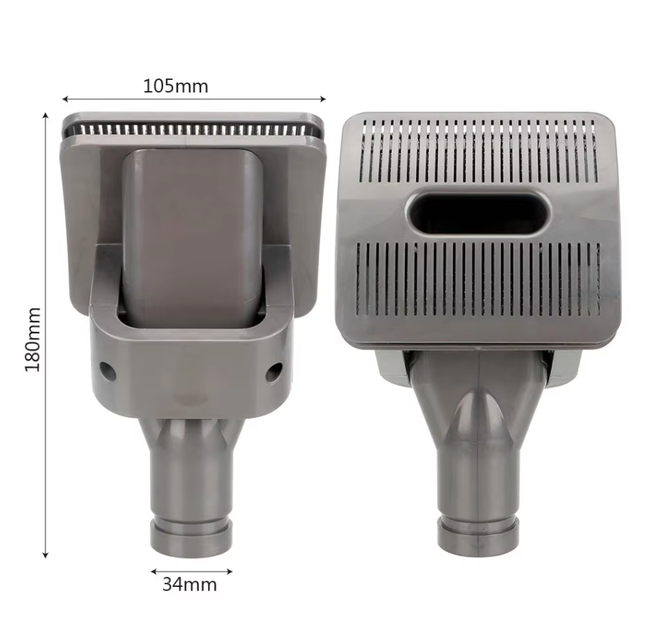 Pet Hair Brush Attachment - Vacuum Cleaner Attachment For Pet Care And Coat Cleaning