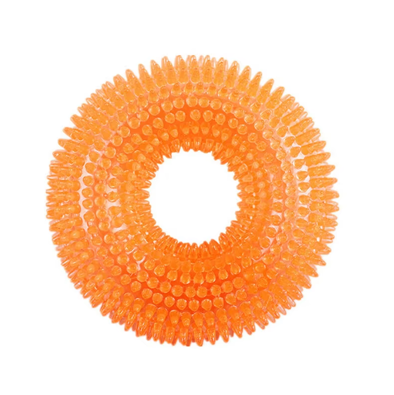Dog Toy Chewing Ring - Robust Teething Toy For Dental Care Massage