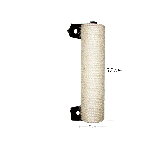 Cat Scratching Roller For Door Frames - Wall - Mountable And Robust