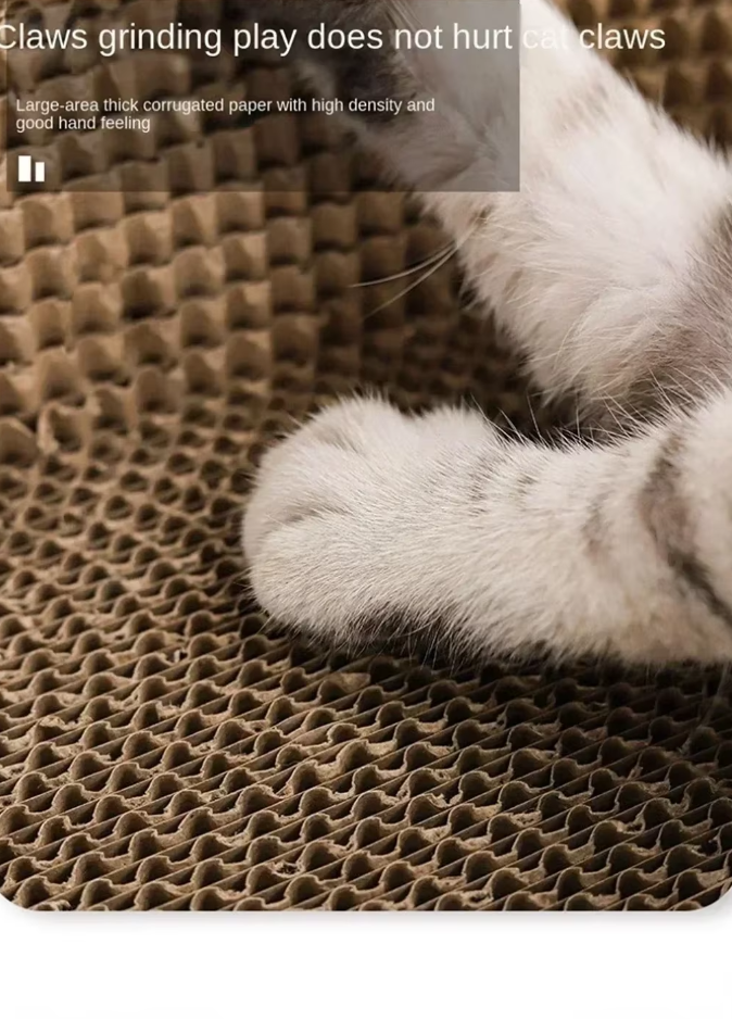 Scratch - Resistant Cat Lying Tray - Robust Scratching Mat With Large Comfort Area