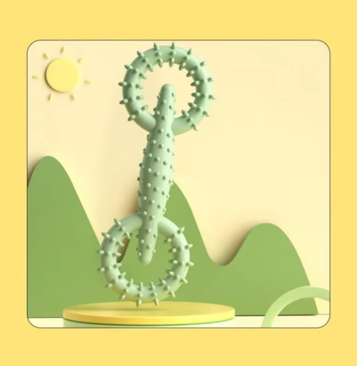Bite Ring Dog Toy - Tooth Cleaning Chewing Pleasure