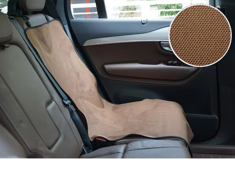 Waterproof Car Seat Cover for Dogs - Non - Slip Protective Mat with Seat Belt Fastening