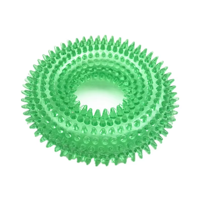 Dog Toy Chewing Ring - Robust Teething Toy For Dental Care Massage