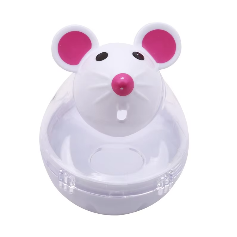 Cat Toy Food Dispenser - Interactive Mouse With Treat Dispenser