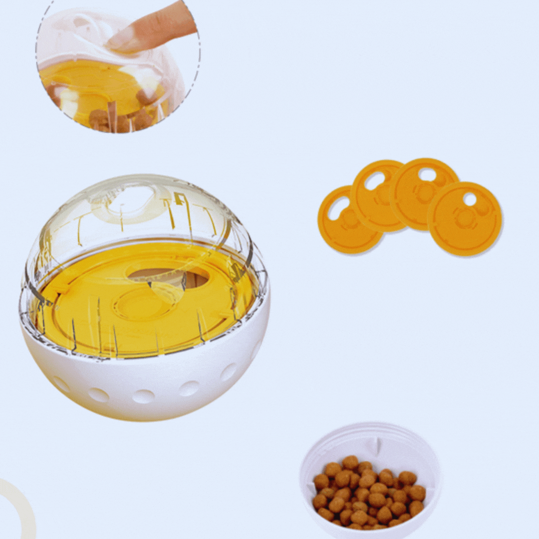 Interactive Food Ball for Dogs - Encourages Play and Food Intake
