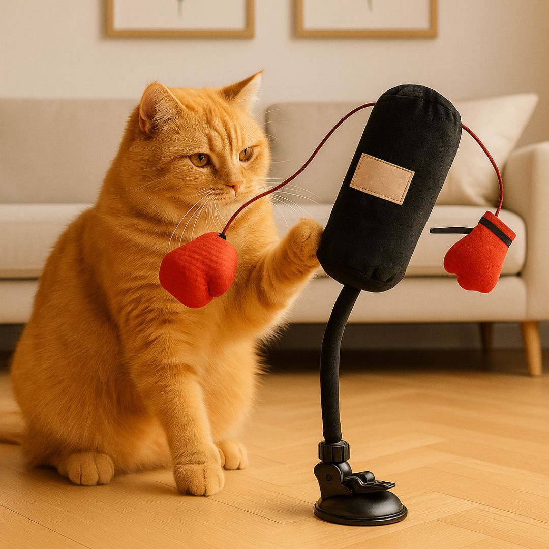Interactive Punching Bag Cat Toy