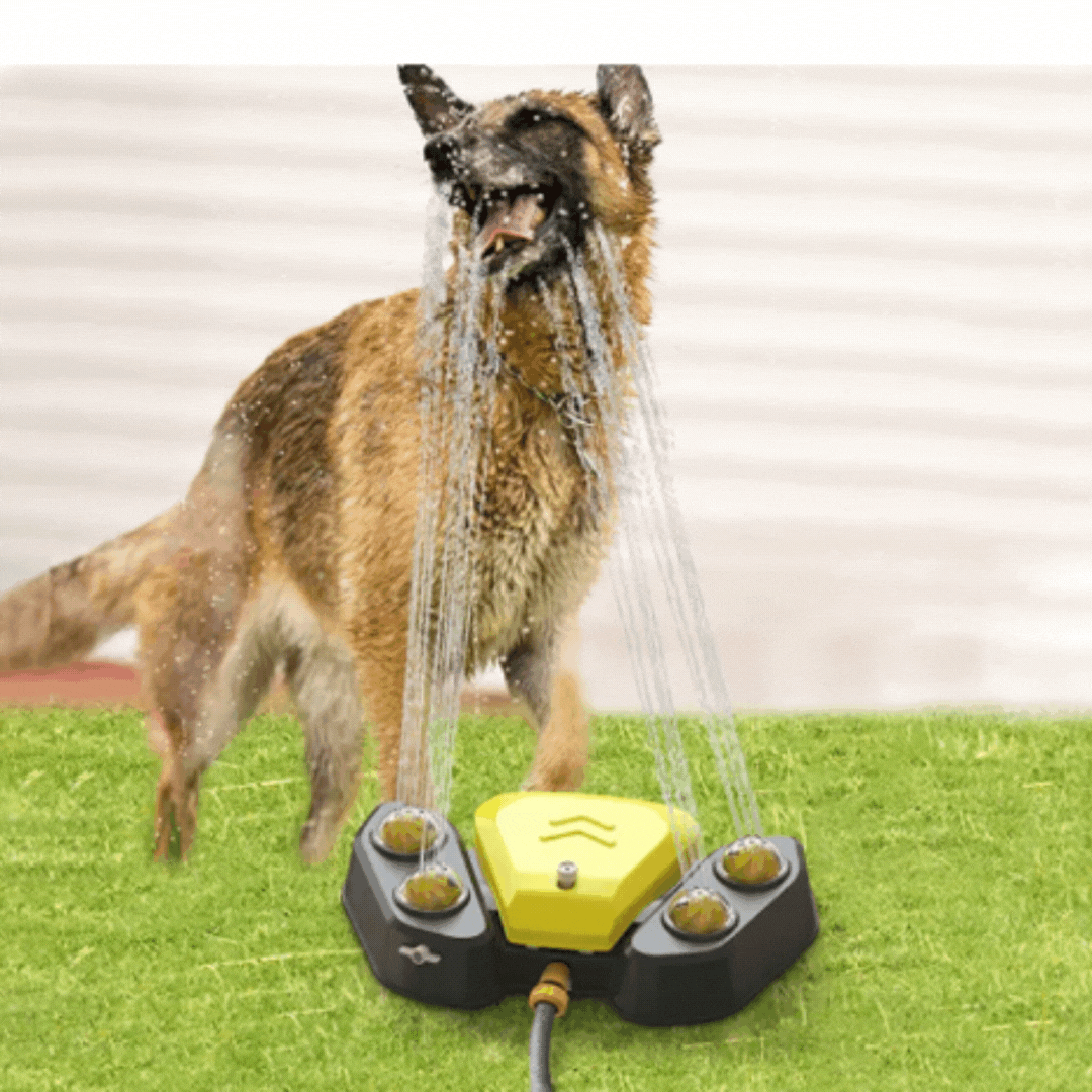 Sprinkler Toy For Pets - Interactive Water Jet Shower For Dogs