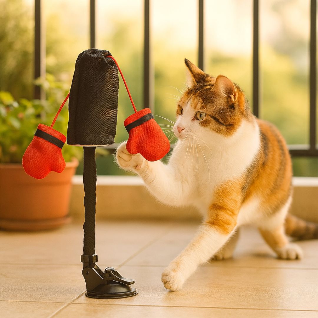 Interactive Punching Bag Cat Toy