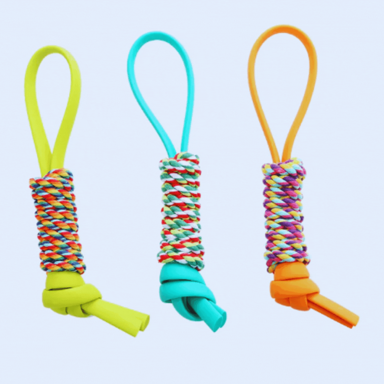 Dog Toy Made of Rope - Colourful Pull Rope for Chewing and Playing