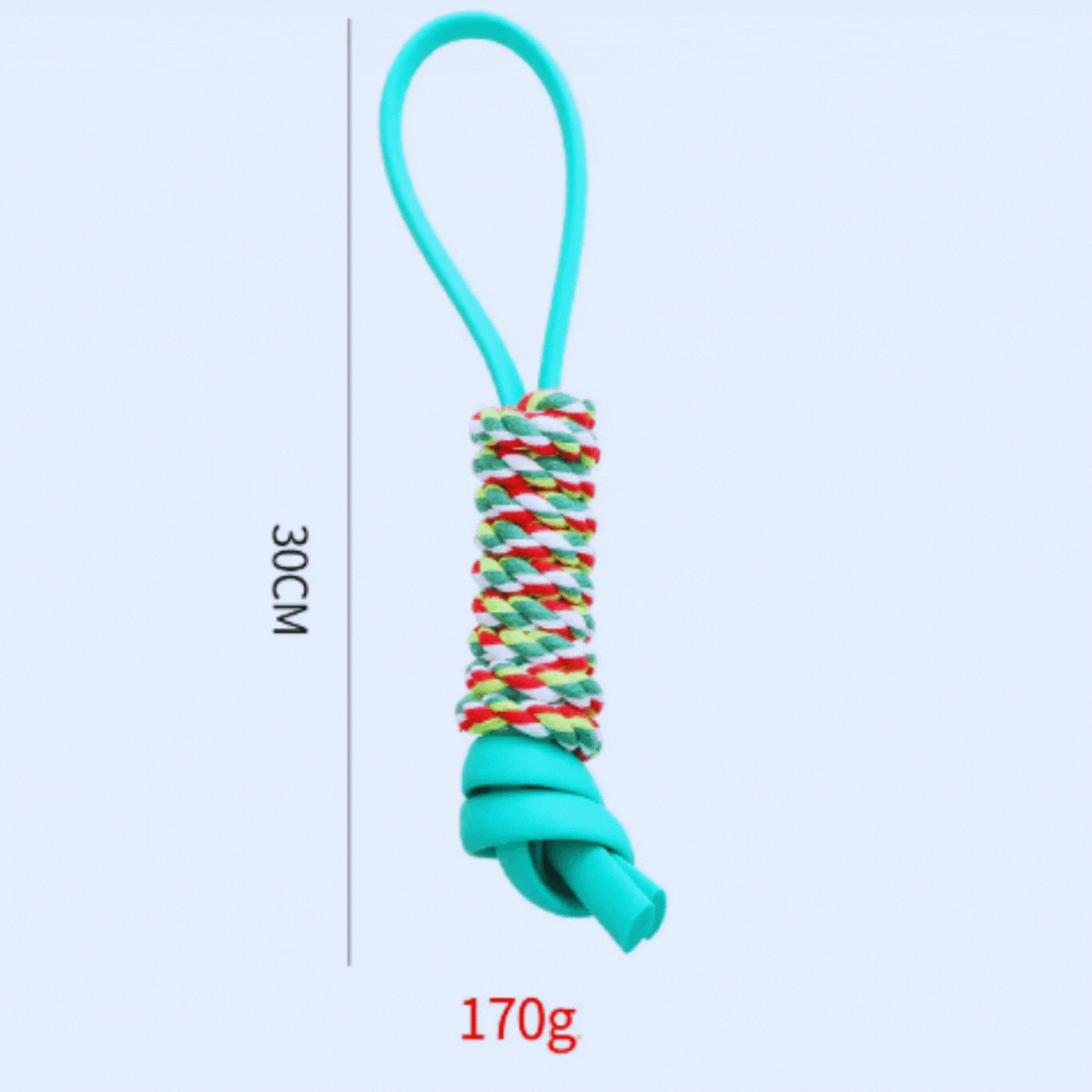 Dog Toy Made of Rope - Colourful Pull Rope for Chewing and Playing