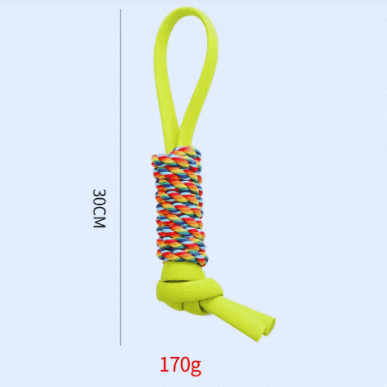 Dog Toy Made of Rope - Colourful Pull Rope for Chewing and Playing