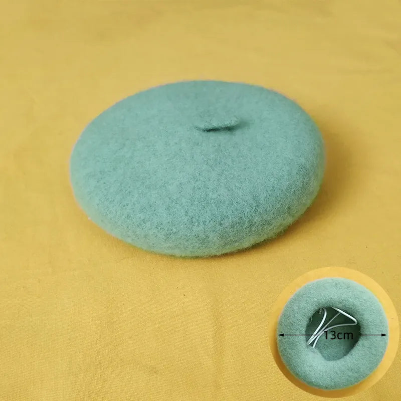 Felt Baret For Pets In 3 Colours - Fashionable Accessory For Dogs And Cats